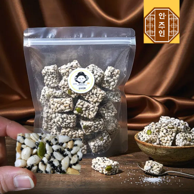 국산 쌀강정 튀밥 오란다 조청 전통과자 오꼬시 민속 명절, 300g, 1개