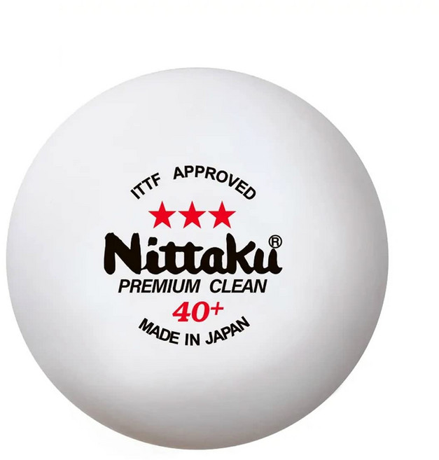 NB1700 니타쿠(Nittaku) 탁구 공 3스타 프리미엄 클린 3개입 항바이러스·항균, 1개