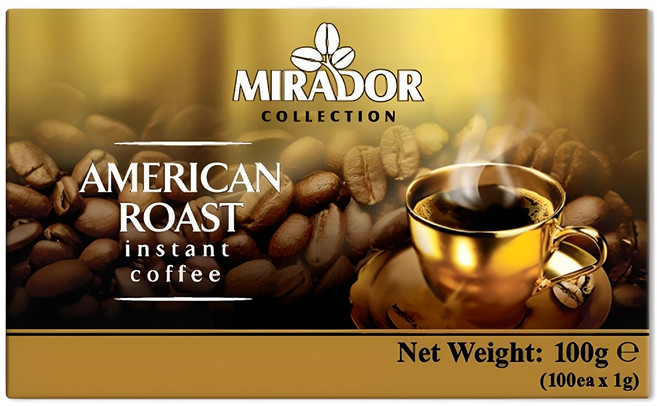 미라도 아메리칸 로스트 원두커피스틱, 1g, 1개, 100개입