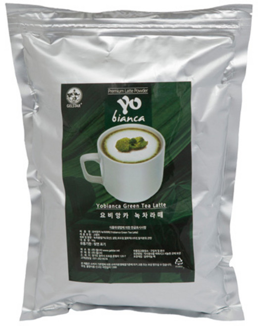 젤스타 요비앙카 7% 녹차라떼 파우더 500g 그린티, 1개, 1개, 1개입, 1개입