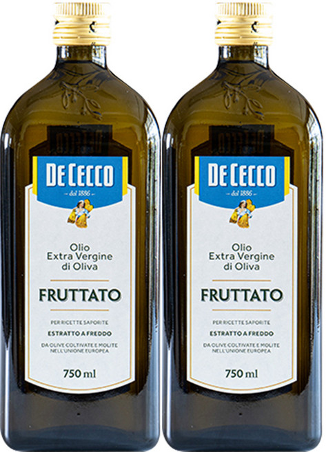 데체코 플루타토 엑스트라 버진 올리브오일, 750ml, 2개