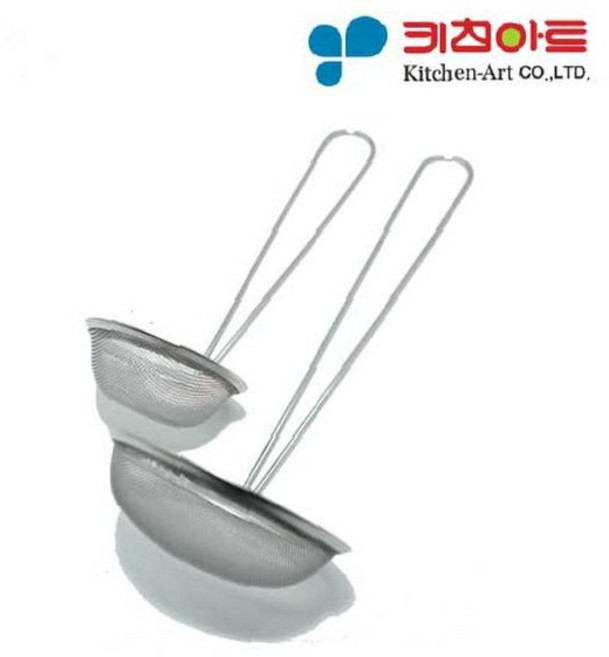 스테인리스 거품 제거 국자 소형 조리 도구 뜰채 건지개 채망 주방 용품 키친 아트, 1개