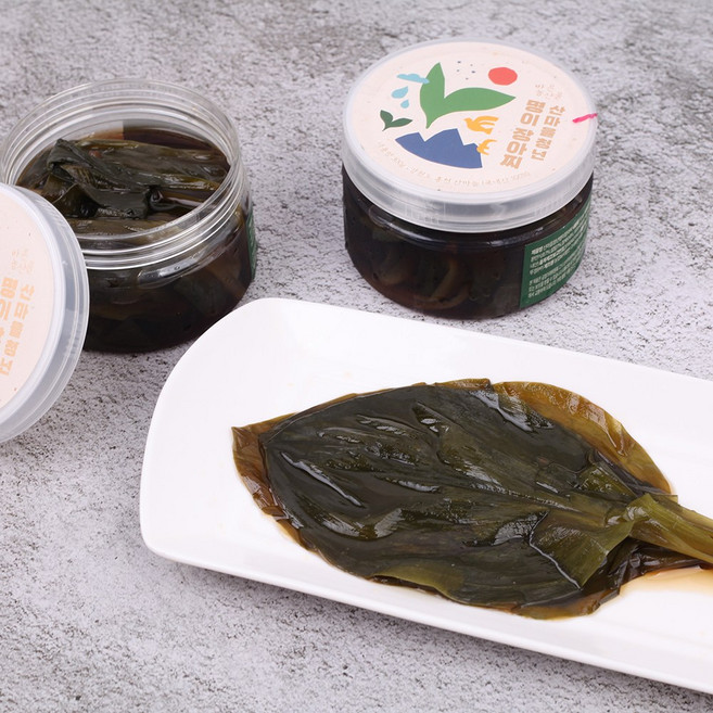 강원도 홍천 산마을청년 명이장아찌 산마늘절임 명이나물장아찌, 1개, 300g