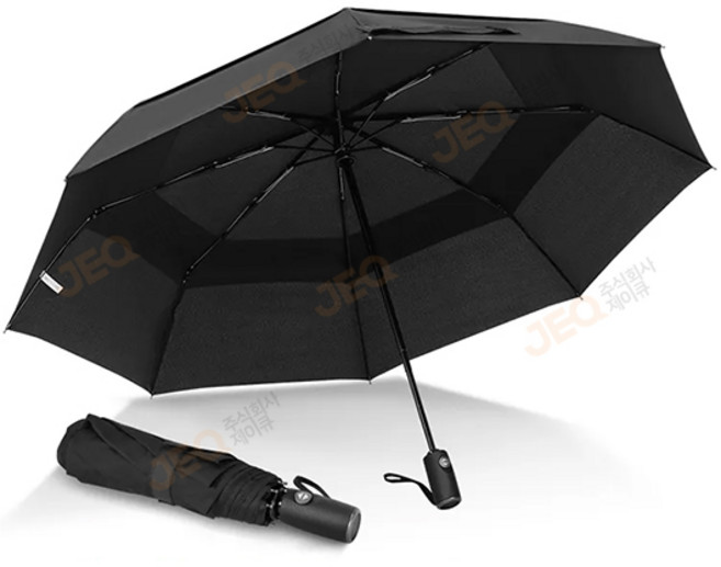 2단 접이식 자동 우산 튼튼한