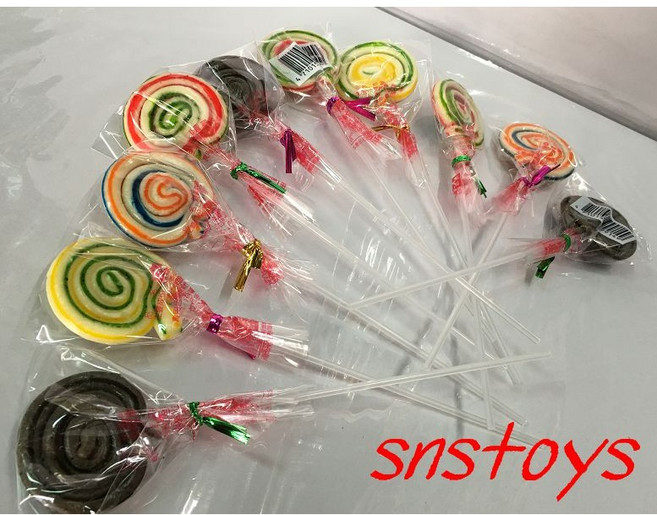 SNS 古早味 懷舊零食 圓圈圈棒棒糖, 1個, 10支