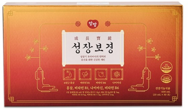 앙팡 성장보경 홍삼농축액 30p, 1개, 600ml