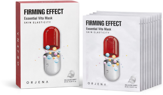 오르제나 안티링클 에셀셜 비타 마스크, 10개입, 1개
