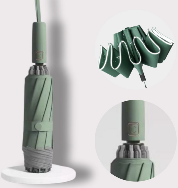 마이제이컴퍼니 바람에 강한 거꾸로 3단 자동 우산 양산