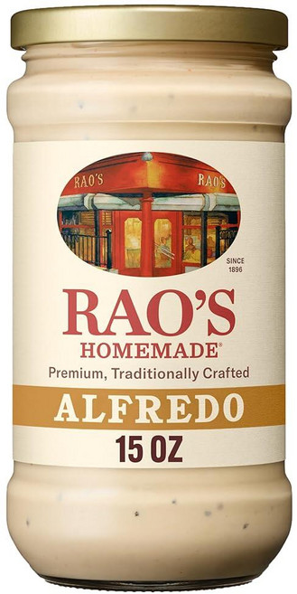 Rao's 홈메이드 로스트 마늘 알프레도 소스 425.2g15온스 파스타 파마산 치즈와 로마노 치즈의 프리미엄 품질 블렌드 풍부 크리미 241904, 15 Ounce (Pack of 1)