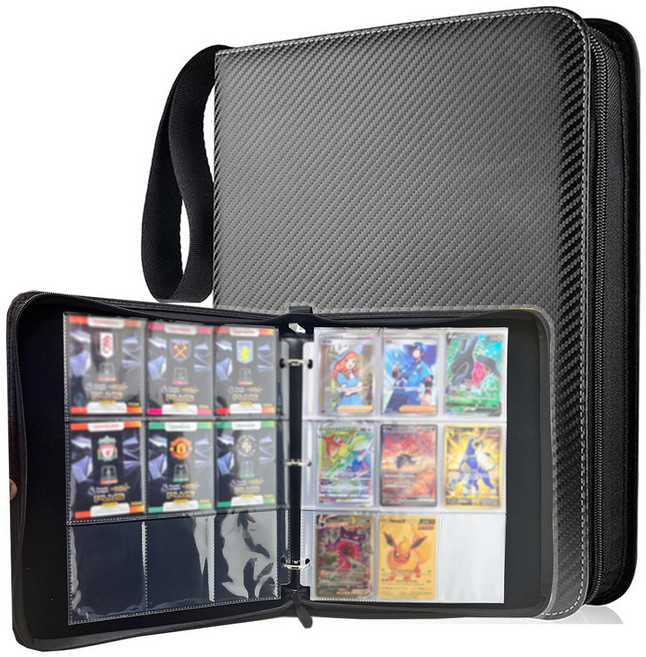 9포켓 900장 카드 보관 앨범 지퍼형 수납 바인더