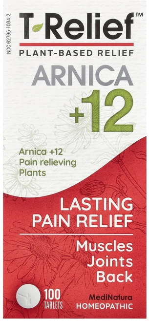 MediNatura T-Relief™ 아르니카 +12 100정, MediNaturaTRelief아르니카12100정, 1개 - 쿠팡