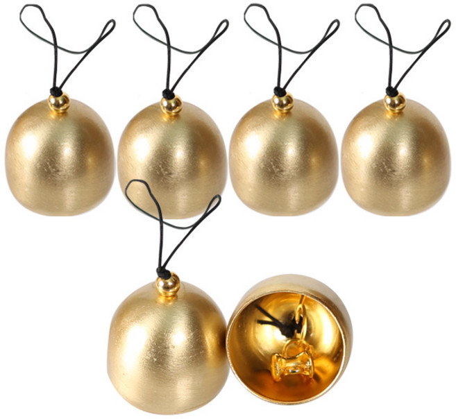 [모핸] 미니풍경종 구리(6개) / 마크라메 도어벨 현관문종 뜨개 재료