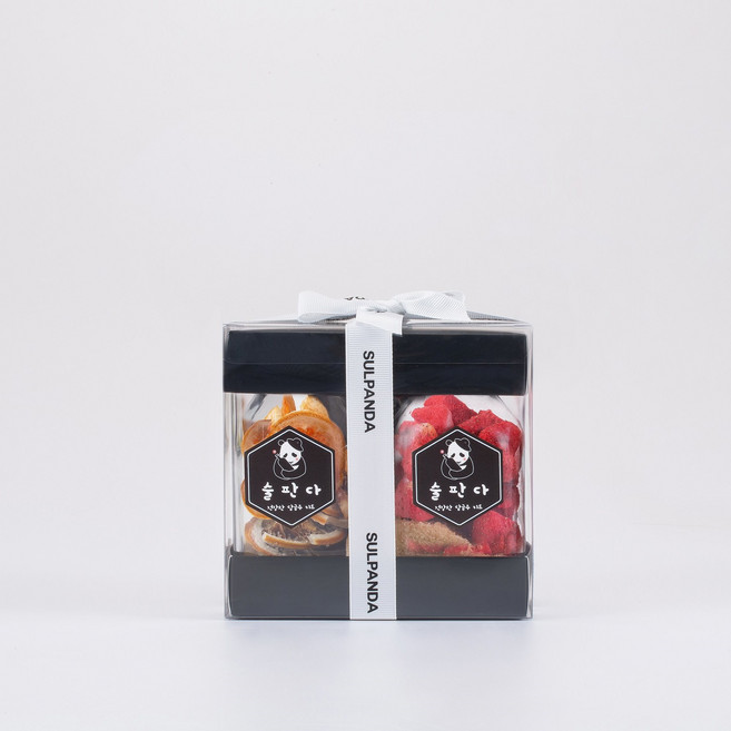 술판다 (SULPANDA) 담금주 키트 2구 포장세트 (200ml x 2), 2개, 2개, 200ml, 딸기주+국화주