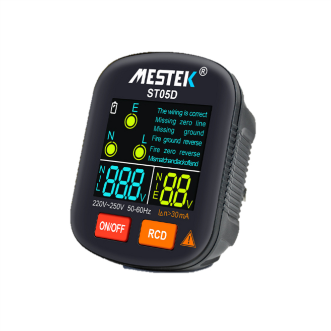 MESTEK ST05B 插座檢測器, 1個