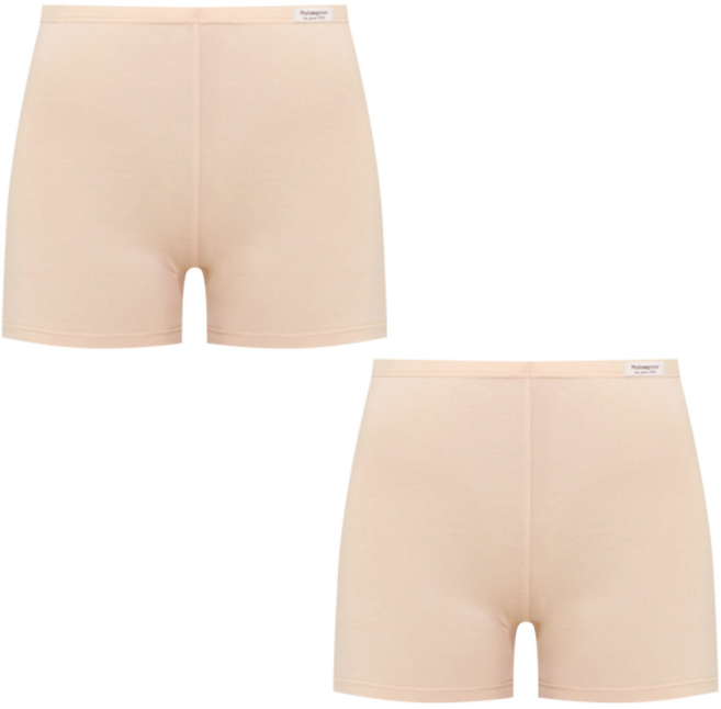 미미캐츠 물랑루즈 모달 3부 속바지 2매세트 여성속바지성내복 간절기이너