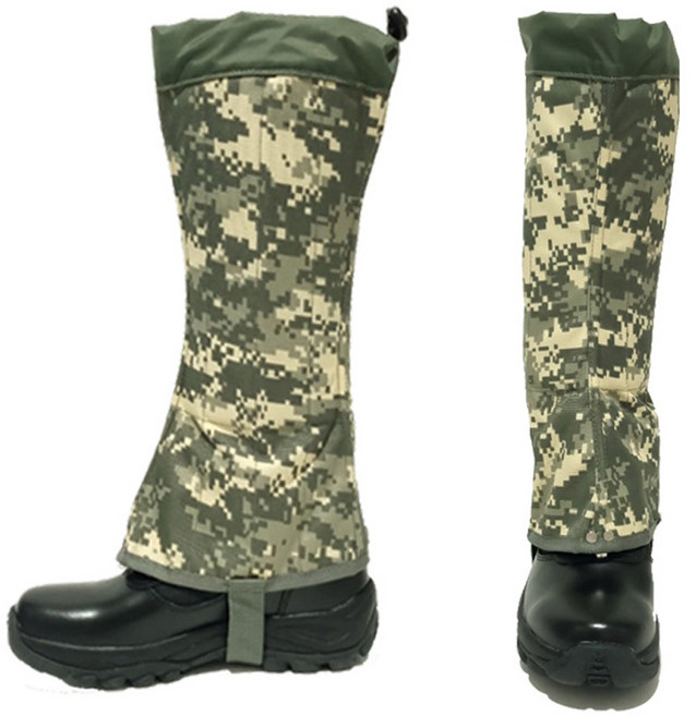 안전 발목 치마 심마니 벌초 등산 뱀 각반 스패츠, 디지털ACU, XL, 1개