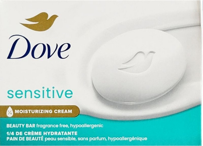 도브 센서티브 클렌징 비누, 106g, 1개입