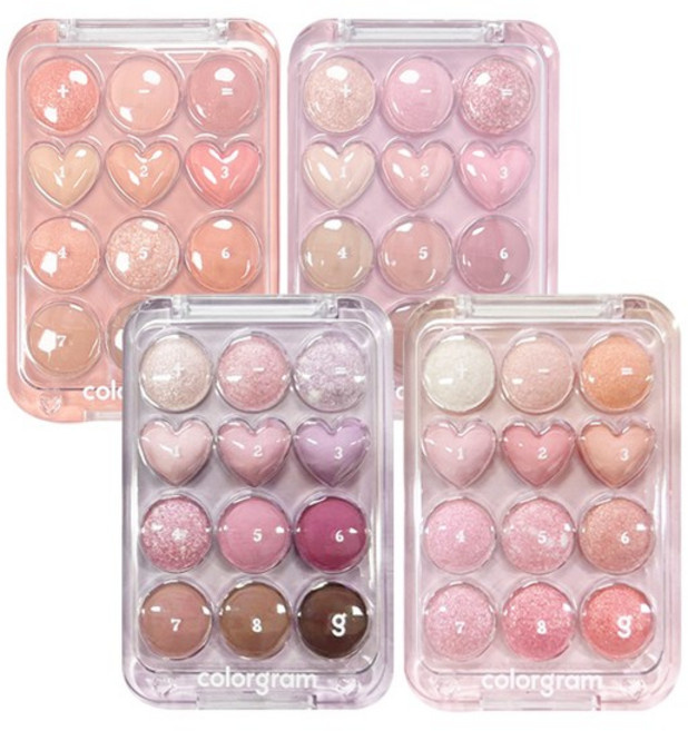 컬러그램 눈토리얼 아이 팔레트, 05 블로섬더하기코랄은사랑, 1개