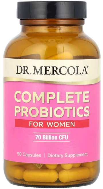 Dr. Mercola 여성용 컴플리트 프로바이오틱 700억CFU 캡슐 90정 Mercola (닥터 머콜라), 90 개, 1개 - 쿠팡
