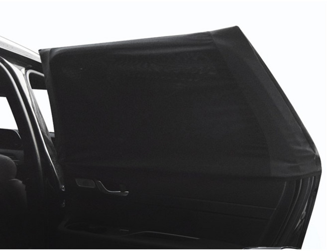 [코리스] 스포티지 전용 뒷자리 햇빛가리개 방충망 (2P) - 스포티지 전차종 호환가능, 블랙