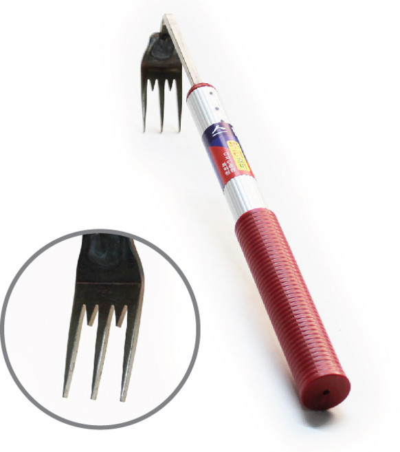 뿌리호미 소형(제초 잡초 제거 뿌리뽑는 호미), 1개