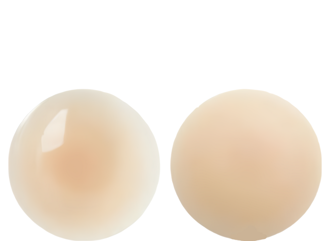 SmartChoice 無膠胸貼 膚色圓形 超薄自黏乳貼 輕薄無痕 可重複使用