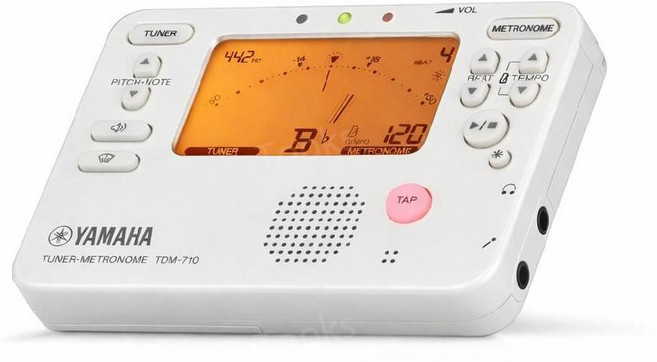야마하 TDM-710IV 튜너 메트로놈 박자기 박자맞추는기계 아이보리, 1개