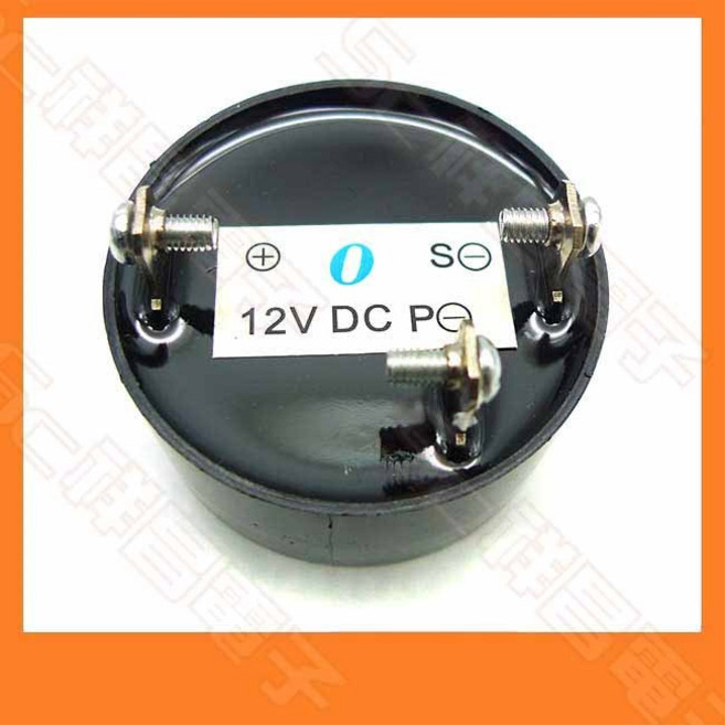 祥昌電子 圓形蜂鳴器 DC12V/24V 直鳴/間斷聲 高分貝報警器 訊響器 喇叭 防盜器, DC12V