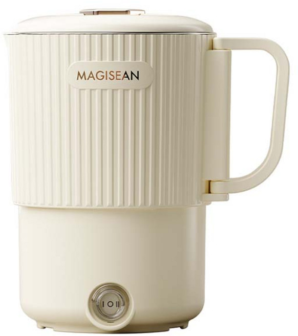 스타일닥터 여행용 휴대용 접이식 전기포트 커피포트, 아이보리 M-J600H