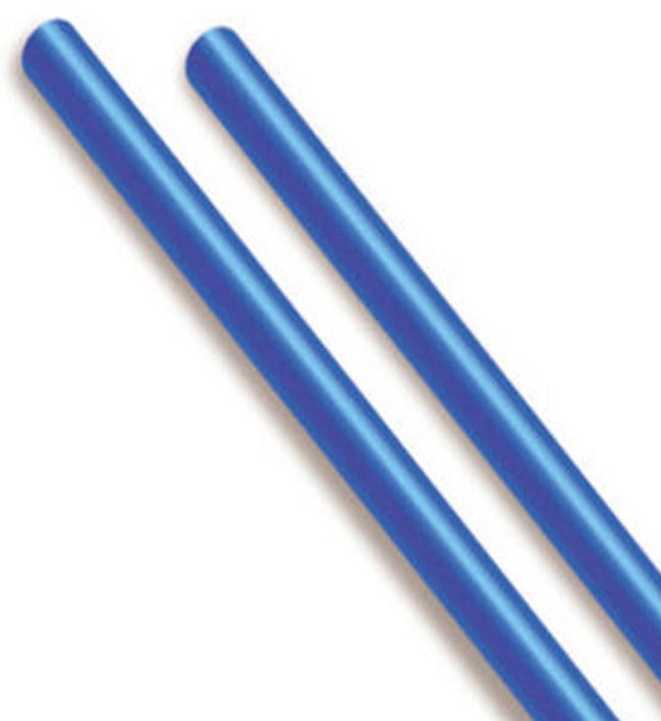 스트로 7mm 21cm 벌크포장 파란색 블루 일자 빨대, 1개, 500개입