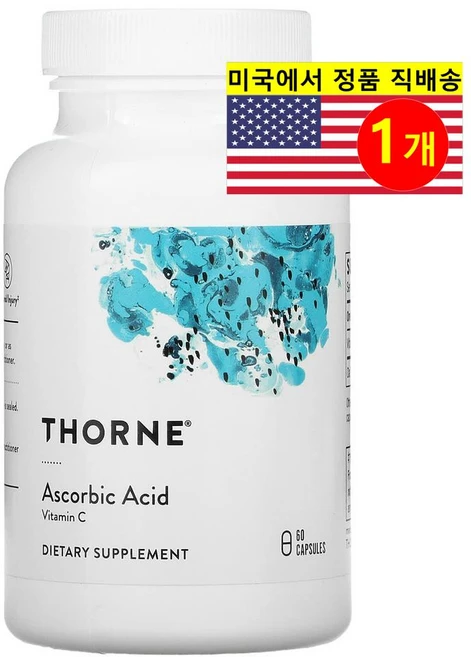 쏜리서치 아스코르브산 비타민 C (1000mg) 60 캡슐, 60정, 1개 - 쿠팡