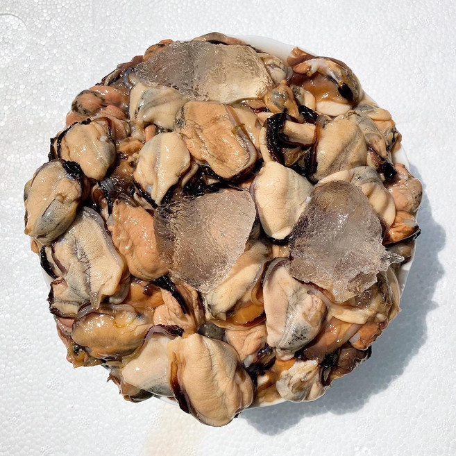 [마산 락이수산] 당일채취 생물 깐홍합살 1kg / 손질 세척/ 홍합살 / 냉장, Hi02 안녕홍합 1kg, 1박스