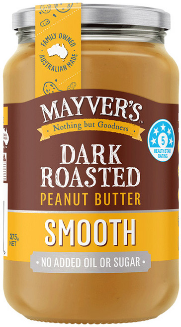 메이버스 다크로스티드 스무스 피넛버터 구운땅콩99.3, 375g, 2개