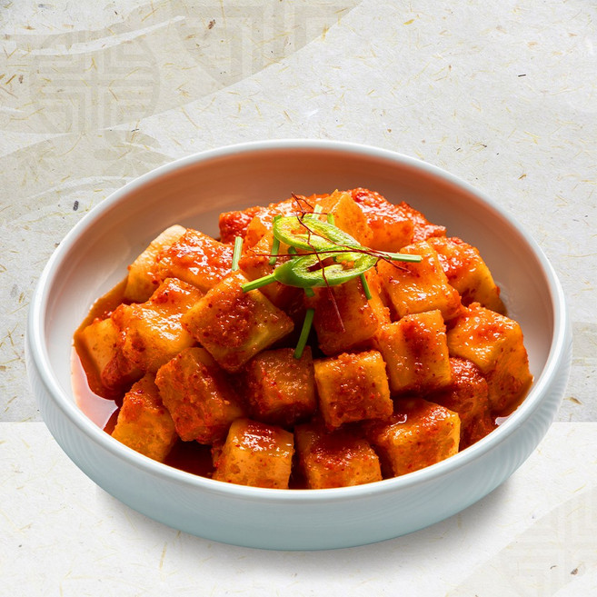 국민쿡 갓담은 전라도 깍두기, 1개, 1kg