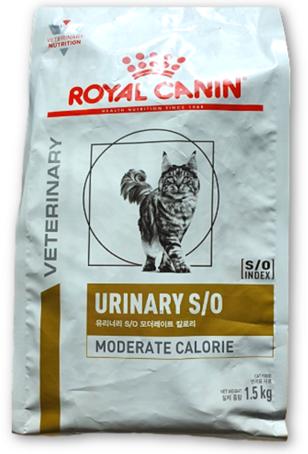 로얄캐닌 고양이 캣 유리너리 S/O 모더레이트 칼로리 1.5kg, 1개