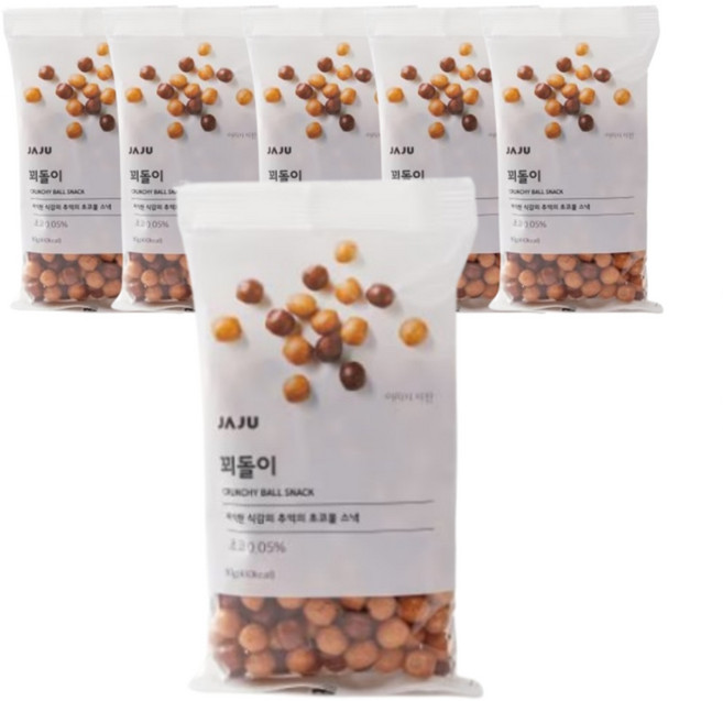 추억의 과자 꾀돌이 대용량, 6개, 90g