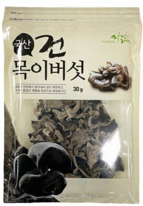 [국산 ] 건목이버섯팩 30g [특상품 한잎 목이], 1개