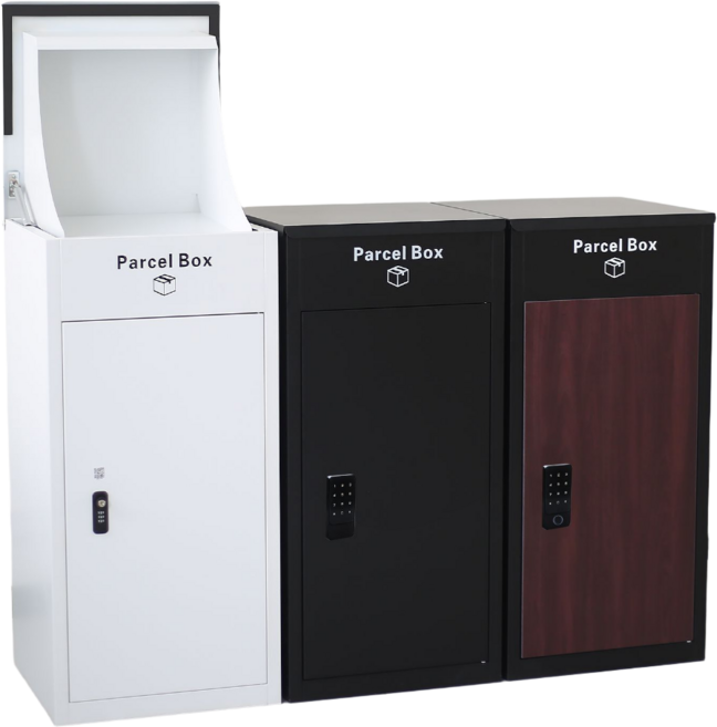 세이프볼트 똑똑한보안기능 무인택배함 대용량 택배보관함 비밀번호락 개인택배함 도난 방지, 검정색