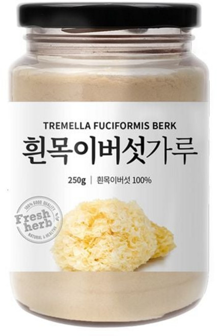 흰목이버섯 분말 가루 250g, 1개