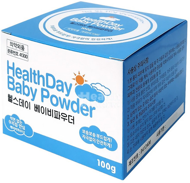 헬스데이 베이비파우더, 100g, 1개