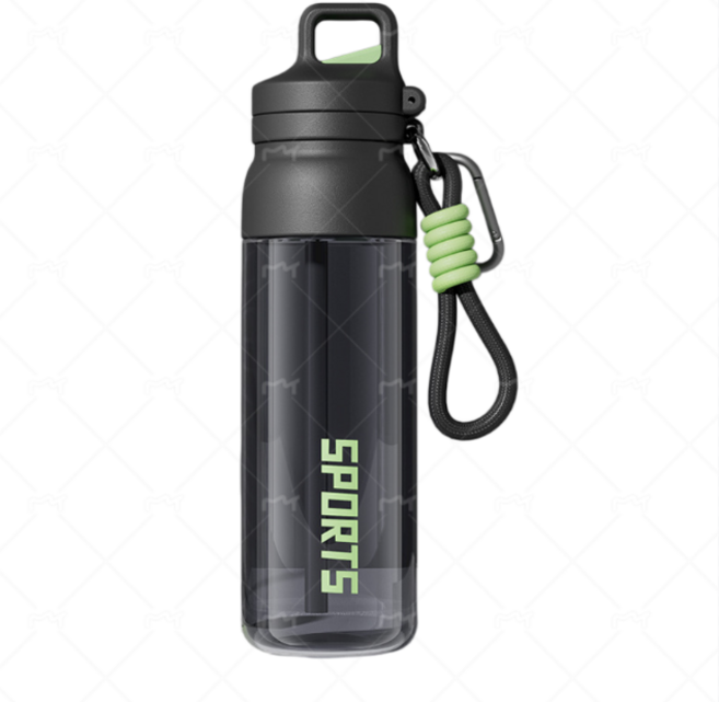 運動水壺, 黑色, 1個, 700ml