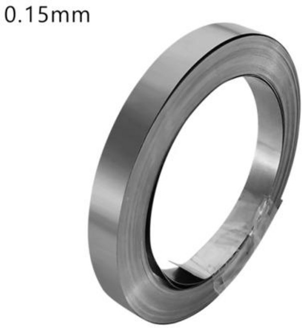 18650 리튬 배터리용 휴대용 스폿 용접기 조절식 에너지 저장 스폿 용접기 디지털 디스플레이 11 기어, [02] 0.15MM Nickel Sheet, 1) 0.15mm Nickel Sheet, 1개