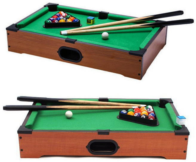 미니 포켓볼 당구대 세트 길이51cm 테이블게임 집콕놀이기구 큣대 당구대, 미니포켓볼당구대세트, 1개