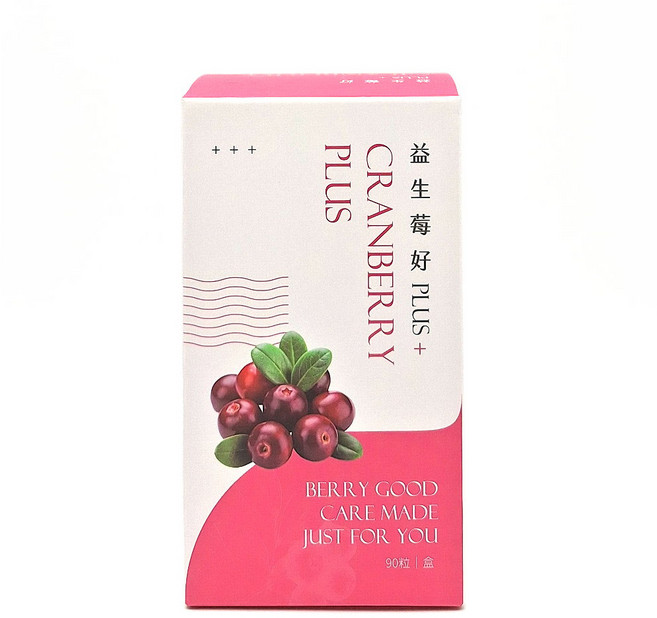 益生莓好 蔓越莓益生菌膠囊 女性私密護理 北美蔓越莓萃取 日本專利乳酸菌, 1個, 90顆
