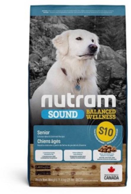 Nutram 紐頓狗飼料, 1個, S10老犬-雞肉+燕麥, 2kg, 雞