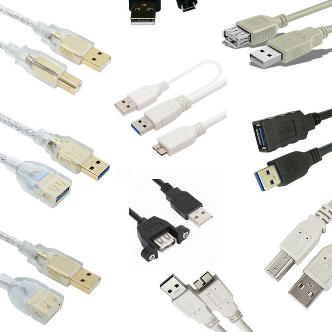USB 2.0 3.0 B타입 연장 미니 마이크로 5핀 외장하드 연결선 프린터 케이블 디카 변환 선, A07 3.0 USB 연장 고급형 1.8M, 1개