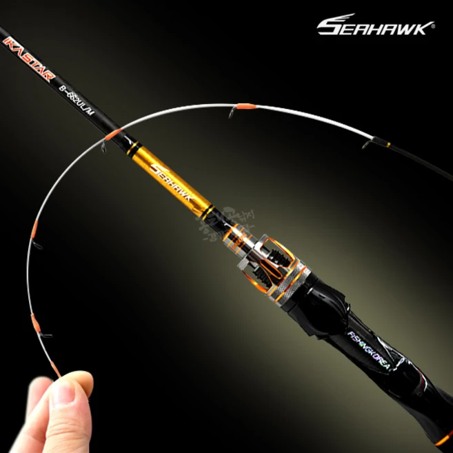 씨호크 이카스타 / 한치 낚시대 선상 팁런 로드 한치대 오모리그 갑오징어 갈치 풀치, B-662UL/M (베이트) - 쿠팡