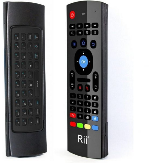 Rii MX3 다기능 2.4G 플라이 마우스 미니 무선 키보드 및 적외선 리모컨 구글 안드로이드 스마트 TV IPTV HTPC 윈도우 네트워크 셋톱박스 PC 박스용 3-Gyro, 단일옵션