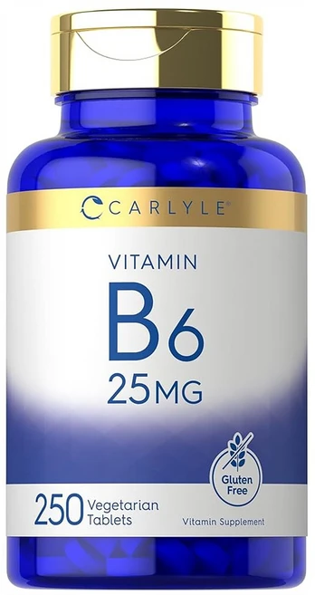 칼라일 비타민 B6 25MG 250정, 1개 - 쿠팡