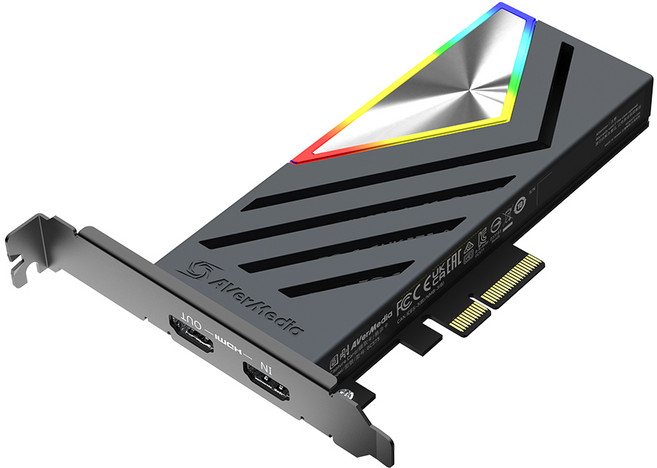 데스크탑 4K HDMI2.1 게임 캡쳐카드 PCIE 사운드 레코딩 편집 보드 오디오 믹서 영상 비디오 멀티 녹화기